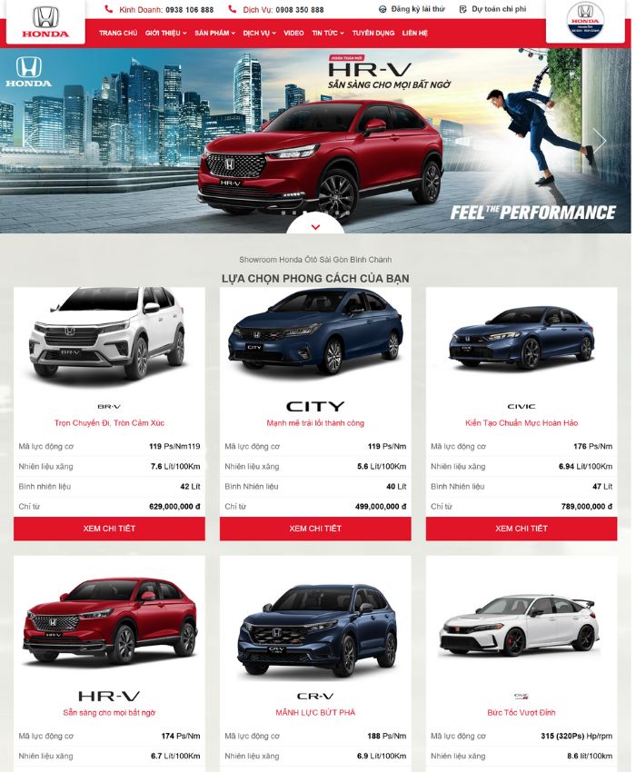 HONDA ÔTÔ SG - BÌNH CHÁNH